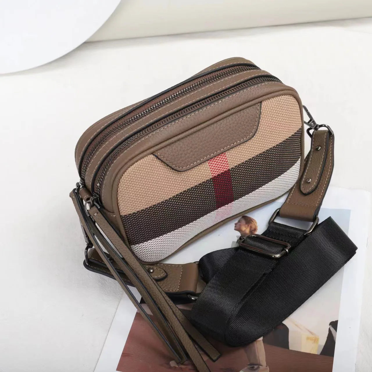Genuine Leather Mini Crossbody Purses for Women