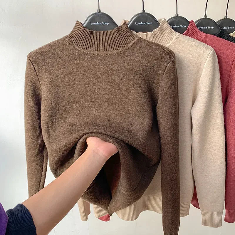 Cozy Fleece Crew Neck Pullover