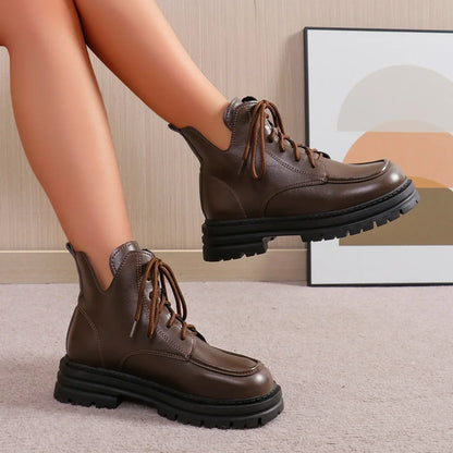 Warm High Heel Ankle Boots for Women
