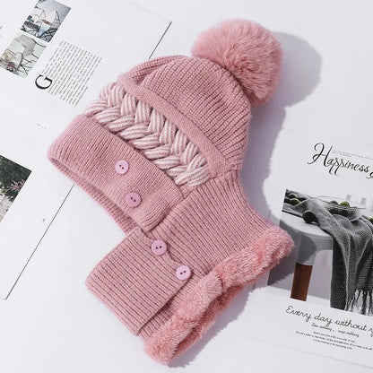 Warm Cozy Winter Knit Beanie Hat