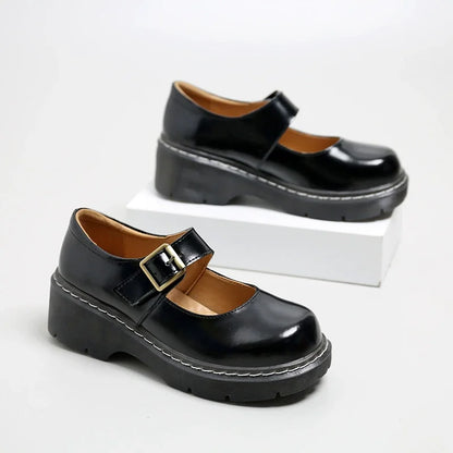 Simple Buckle Ballet Women Flats