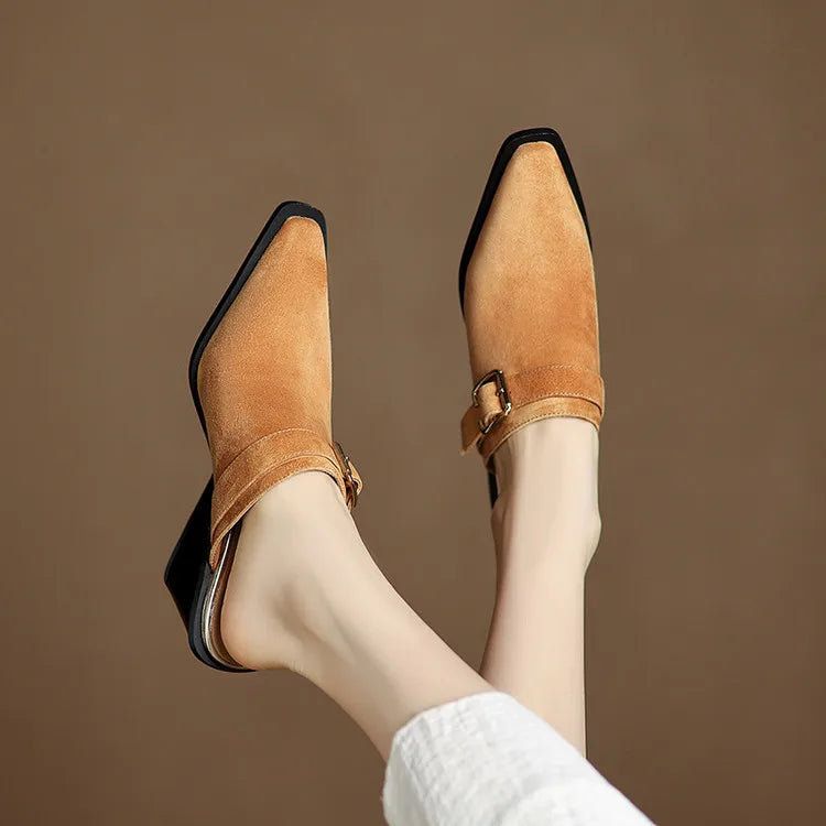 Luxury Soft Slip On Mules