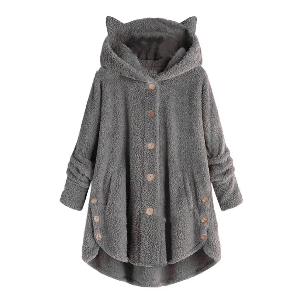 Cozy Soft Hoodie Sweatshirt for Ladies - OutfitLondon