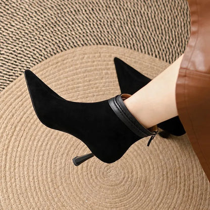 Women's Low Heel Ankle Boots