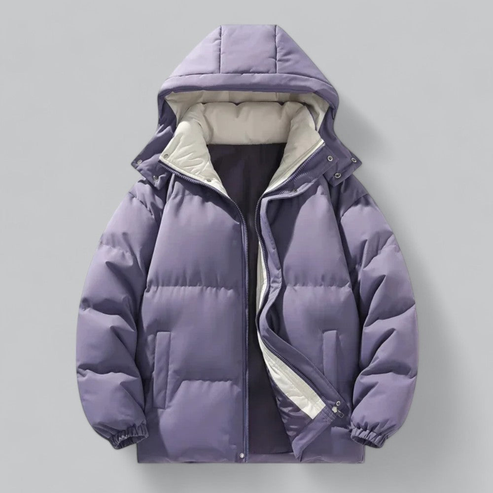 Warm Waterproof Men's Down Filled Parka Jacket