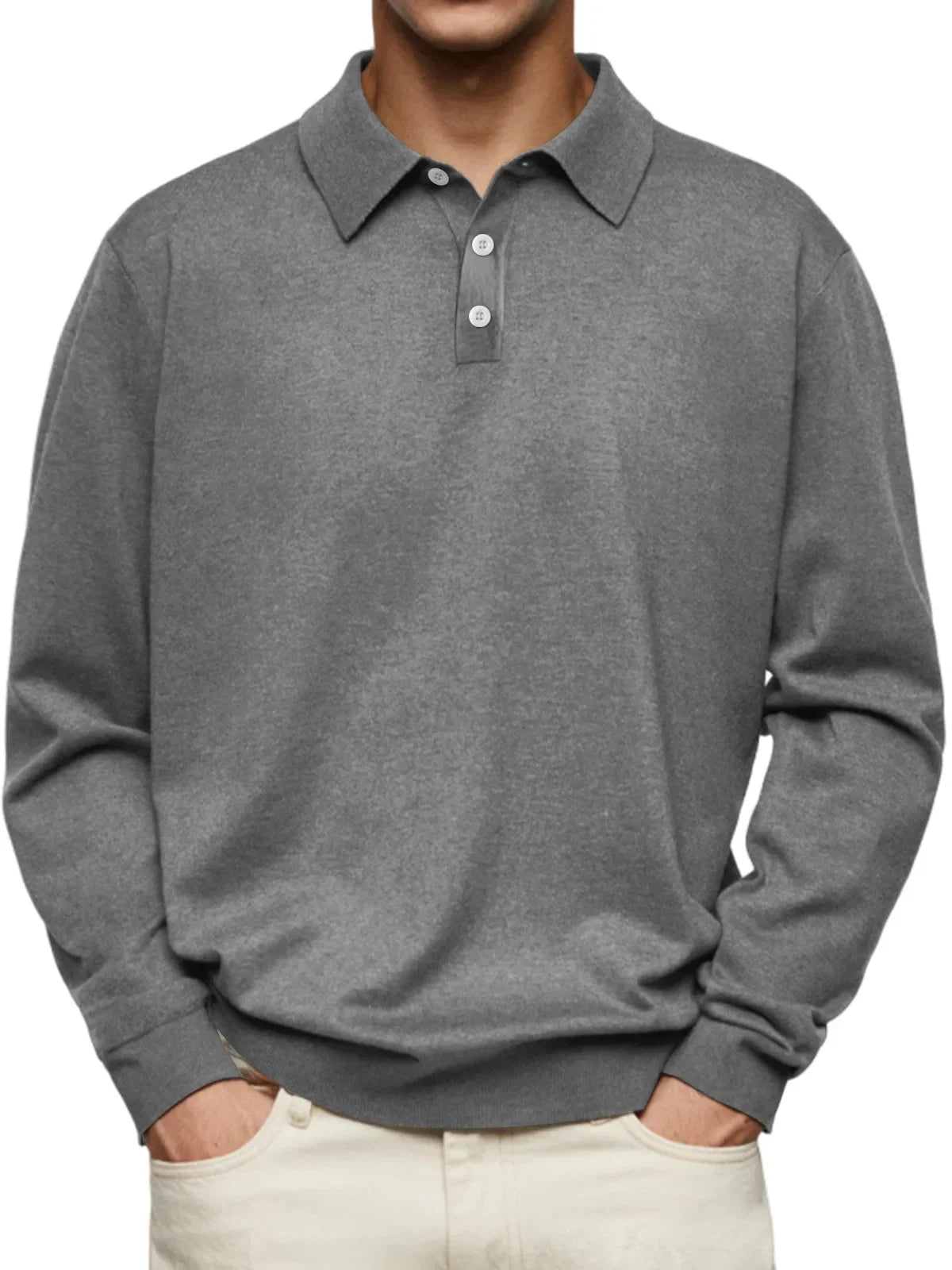 Casual Loose Fit Men's Polo Shirt