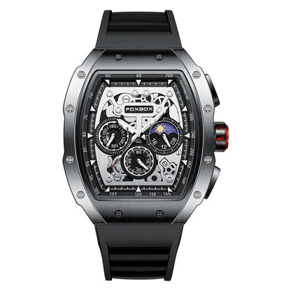 Sporty Mens Leather Watch