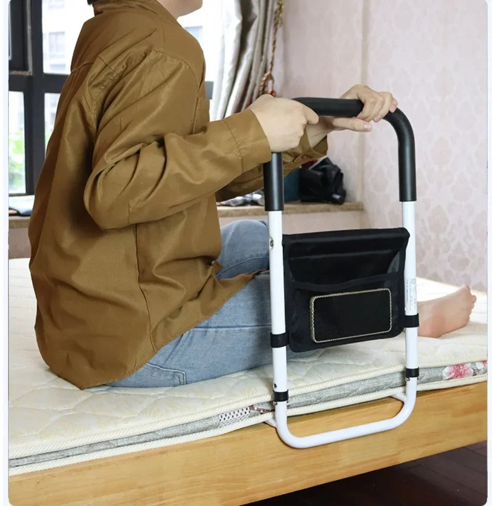 Safe Bedside Guard Rail For Elderly Support - OutfitLondon