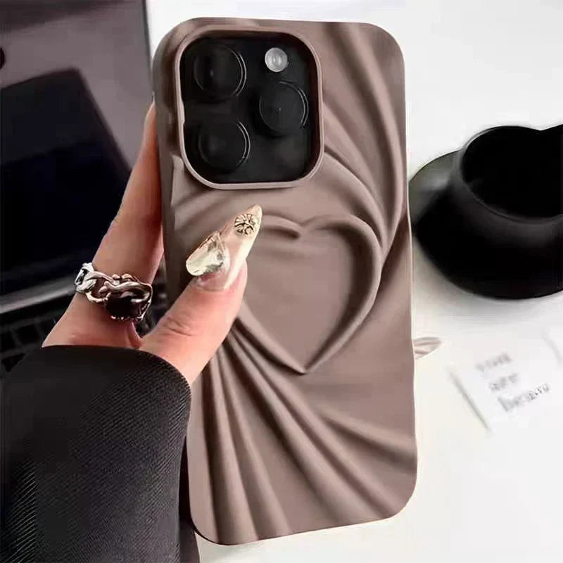 Folded Heart 3D iPhone Case
