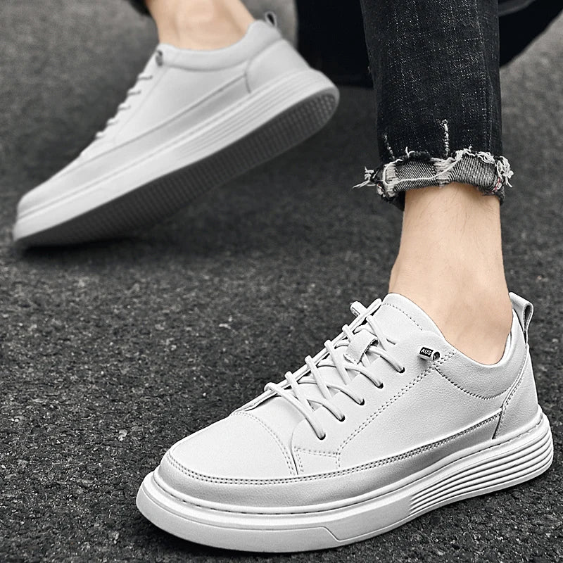 Casual Lace-Up Men's Low Top Shoes