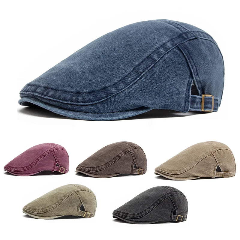 Comfortable Fitted Beret Hat - Stretch Fit Cap - OutfitLondon