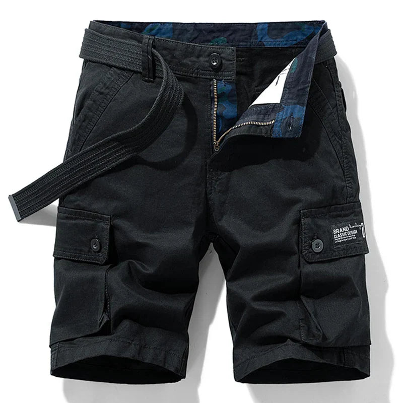 Relaxed Fit Mens Casual Shorts with Pockets