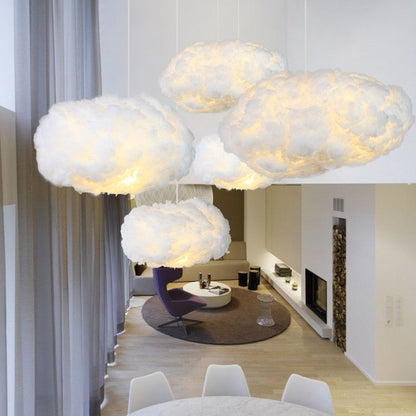 Classic Cream Linen Pendant Light Shade