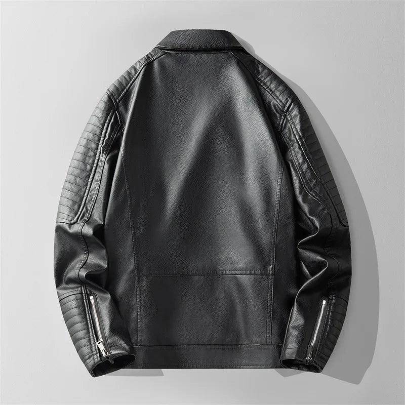 Real Leather Biker Jacket