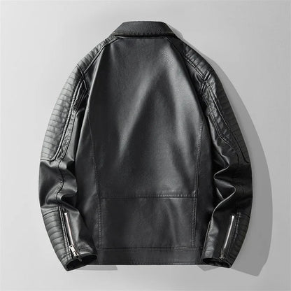 Real Leather Biker Jacket