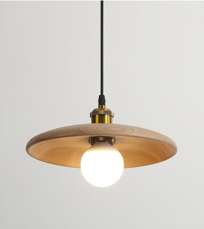 Farmhouse Style Wood Pendant Light Fixture