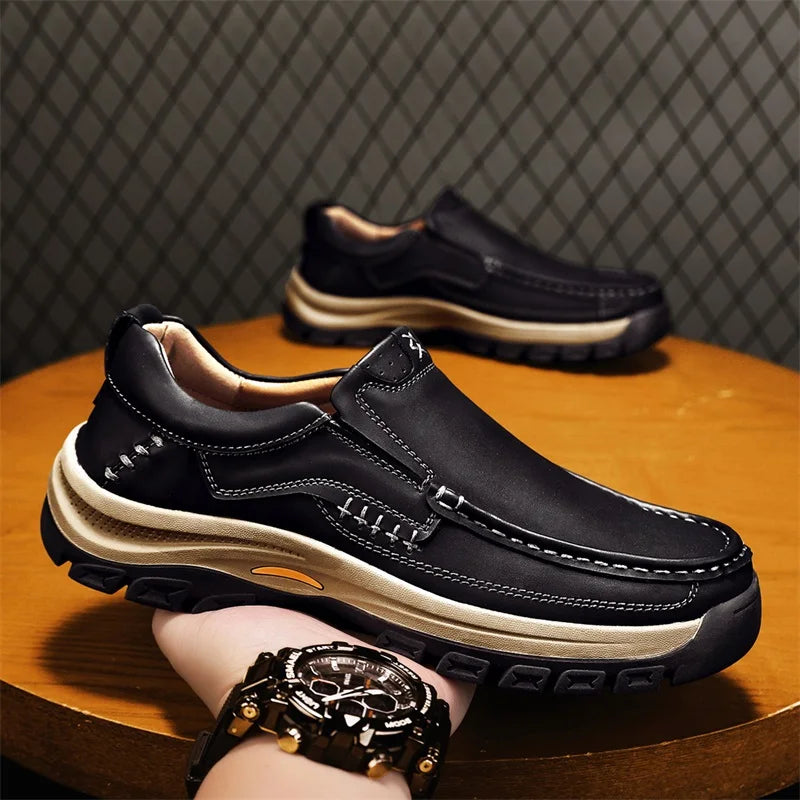 Authentic Leather Slip On Shoe