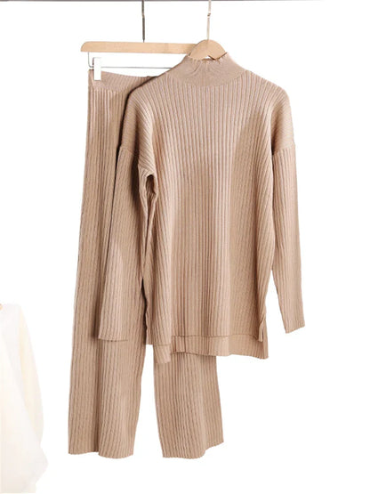 Soft Women's Turtleneck Jumpsuit Outfit
