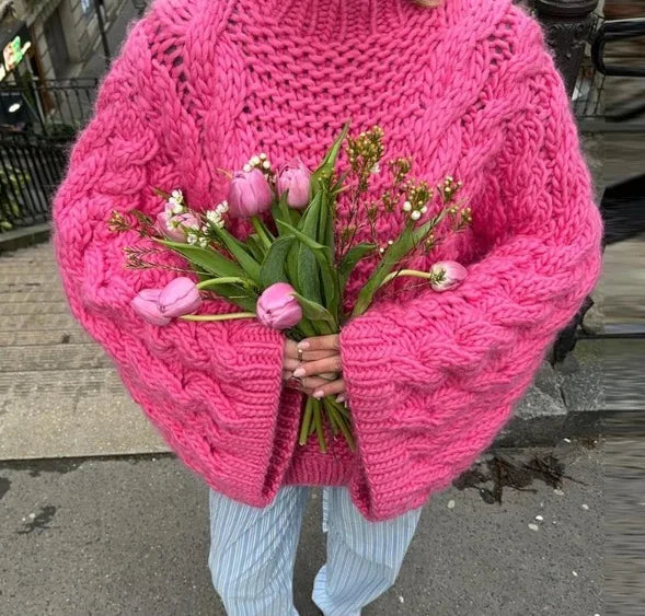 Comfy Women's Knit Sweater Pullover