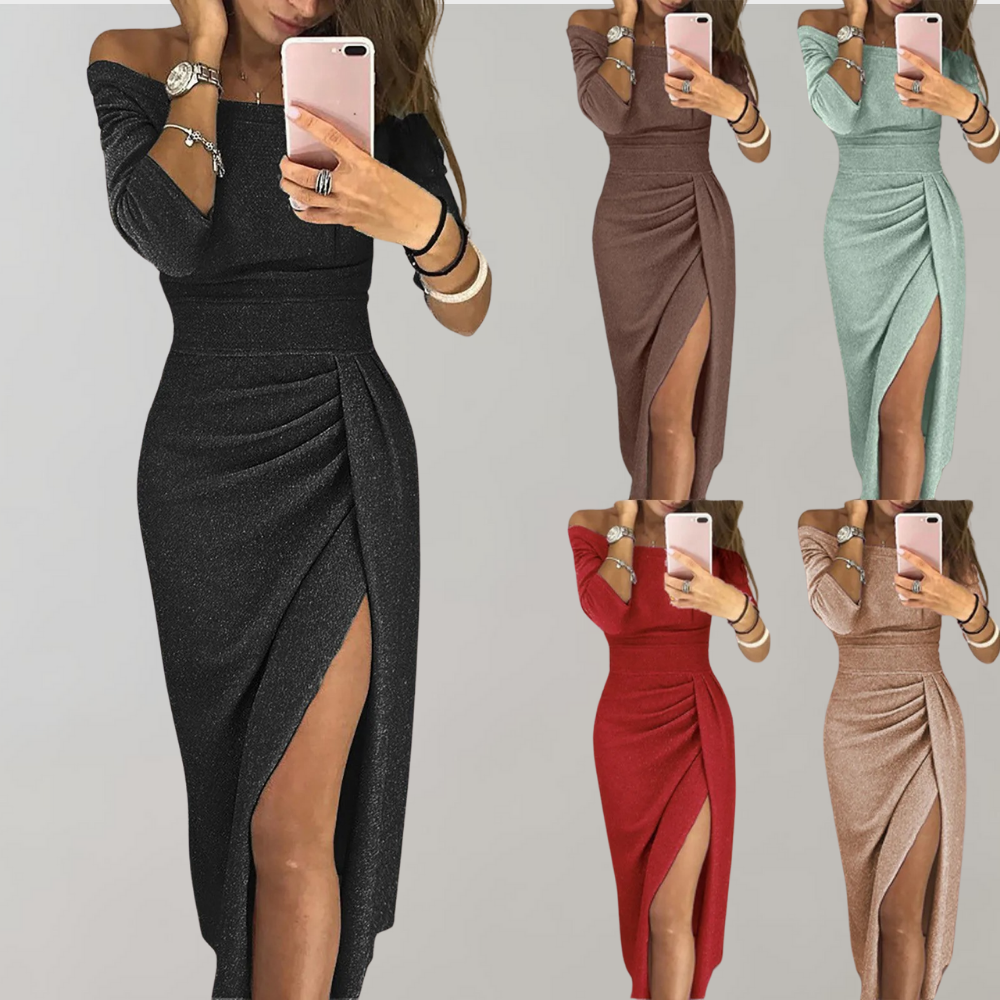 Chic Black Women's Summer Party Dress