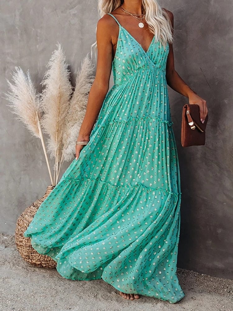 Sabrine Dress | Maxi Dress Soft Breathable Fabric