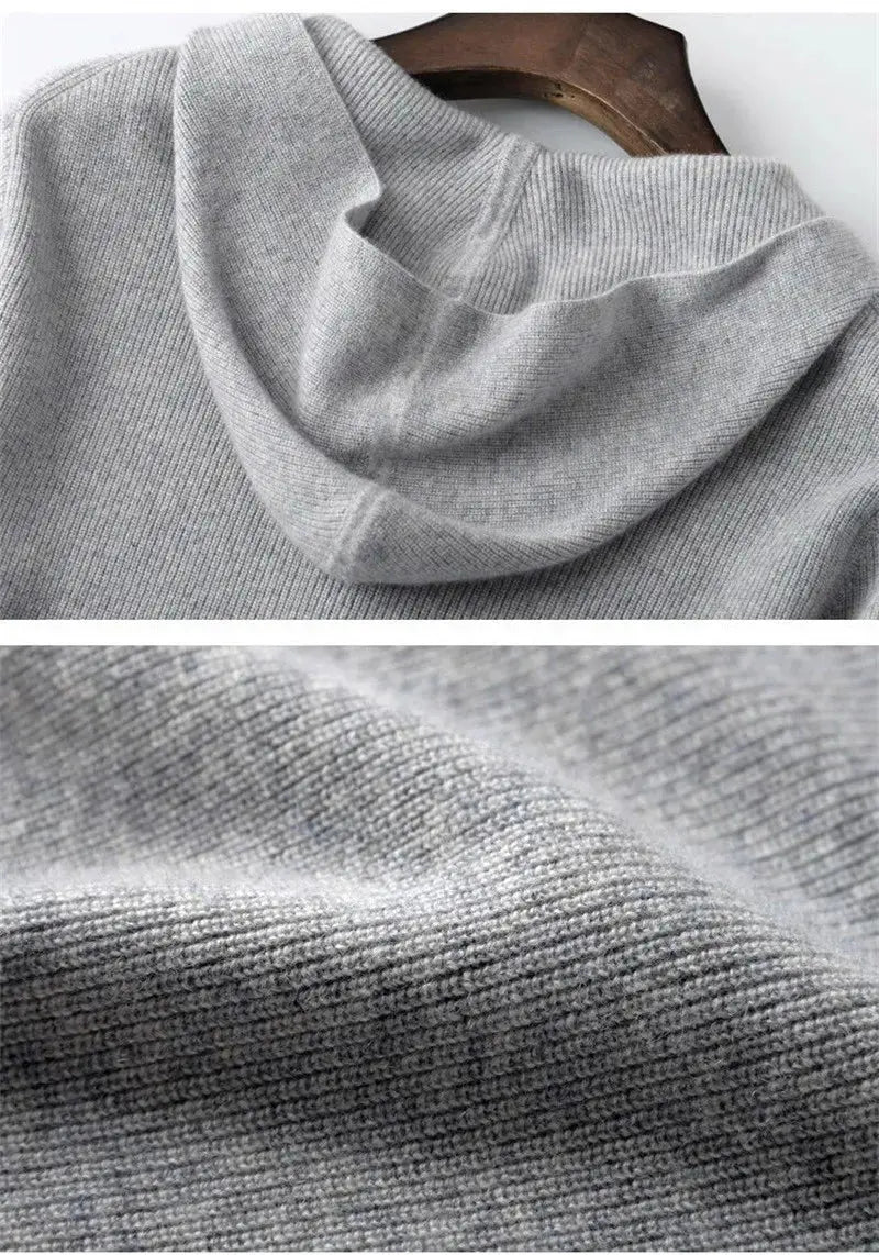 Luxurious Pure Cashmere Knit Cardigan