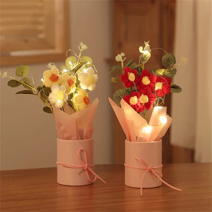 Velmora Handcrafted Plush Flower Bouquet Soft Decor Gift - OutfitLondon