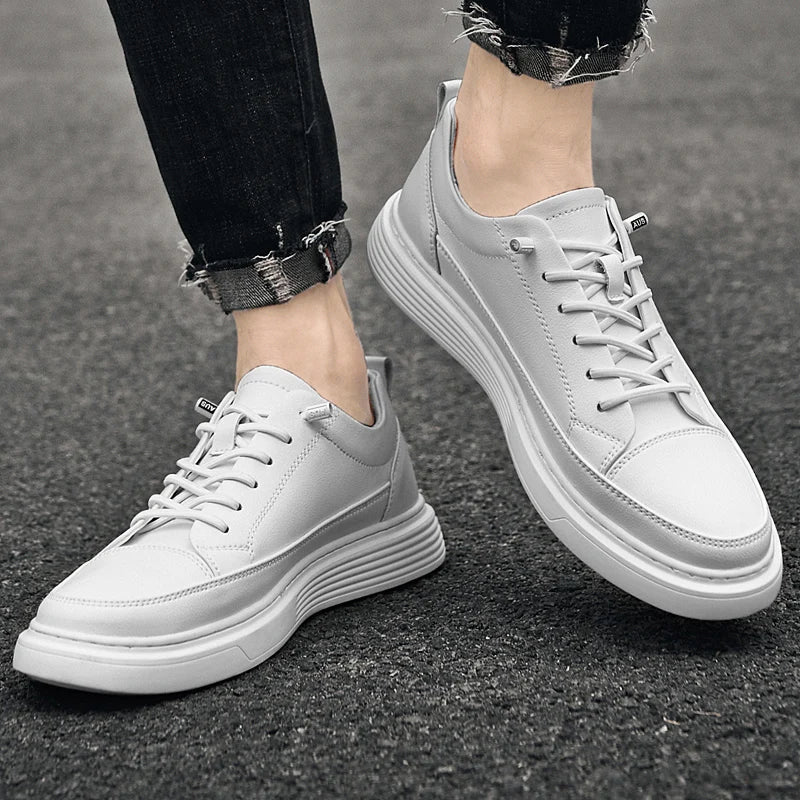 Casual Lace-Up Men's Low Top Shoes