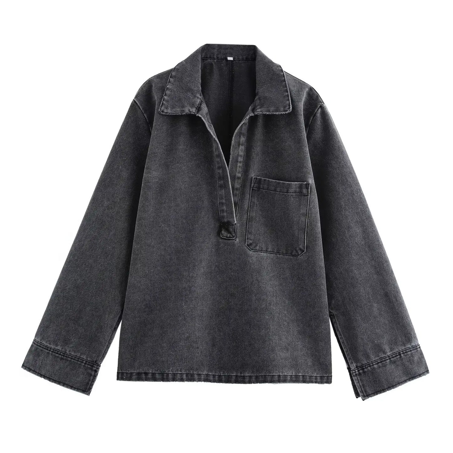 Women's Relaxed Fit Denim 2 Piece Suit