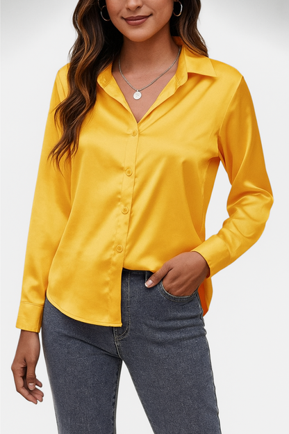 Classic Ladies Button Front Shirt