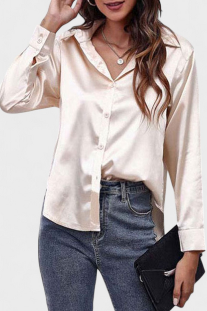 Classic Ladies Button Front Shirt
