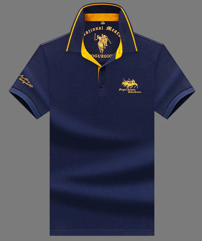 Men's Vintage Polo Shirt with Premium Classic Design