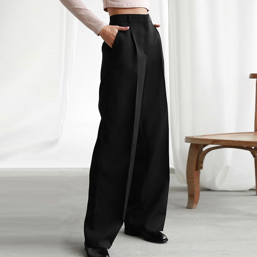 Comfortable Fit Women's Wide Leg Dress Pants