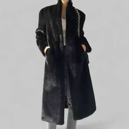Premium Faux Fur Parka Coat for Women