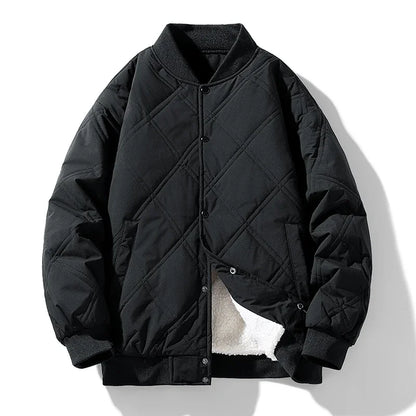 Warm Quilted Bomber Jacket - OutfitLondon