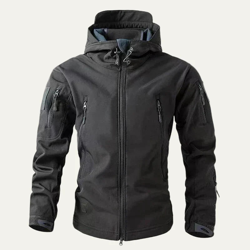 Waterproof Mens Fleece Hoodie Jacket
