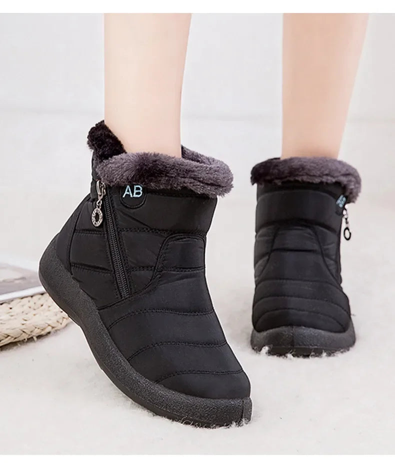 Warm Waterproof Snow Boots for Women