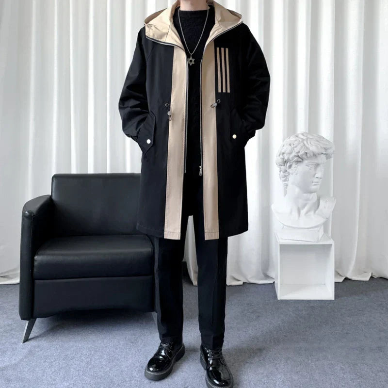 Insulated Quilted Mens Winter Coat