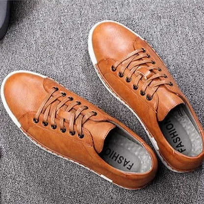 Premium Genuine Leather Trainers