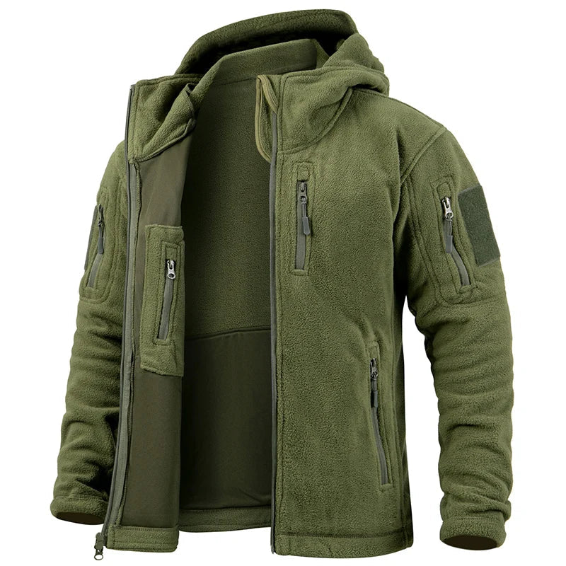 Waterproof Thermal Men's Jacket - Warm Multi Pocket Coat - OutfitLondon