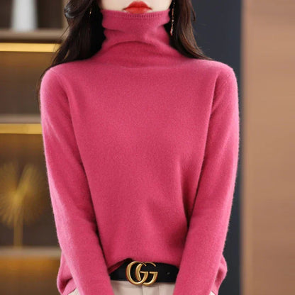 Cozy Women's Merino Wool Crew Sweater