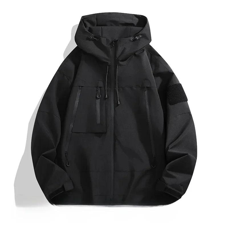 Waterproof Hooded Fleece Jacket - Warm and Versatile