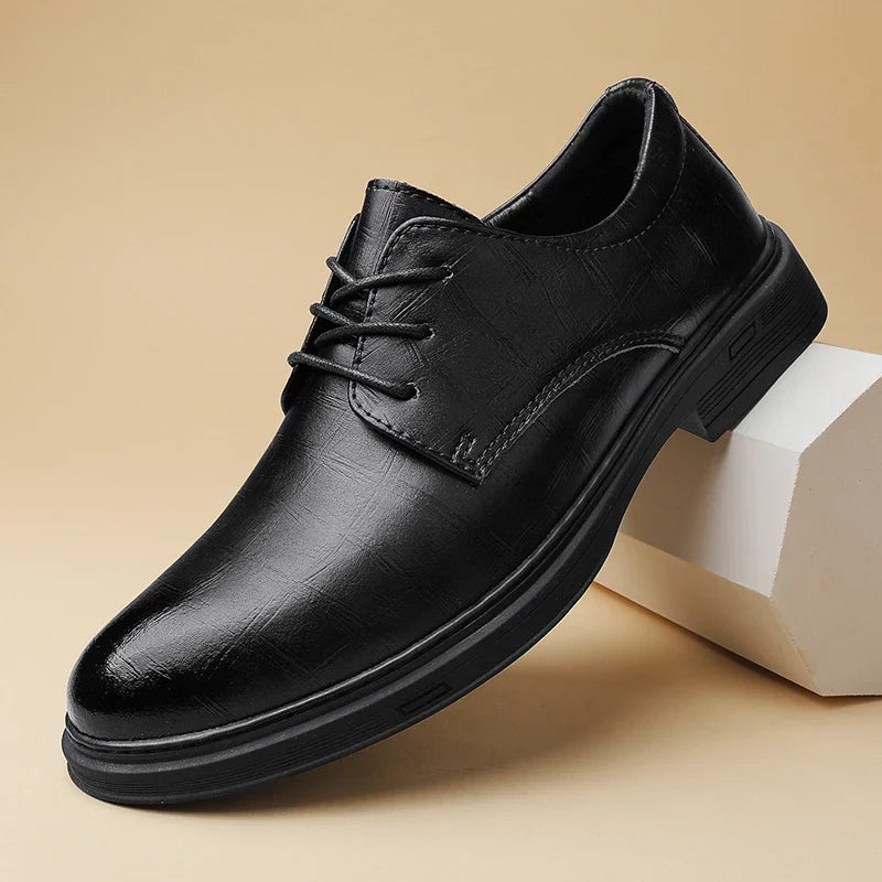 Luxury Real Leather Oxford Shoes - OutfitLondon