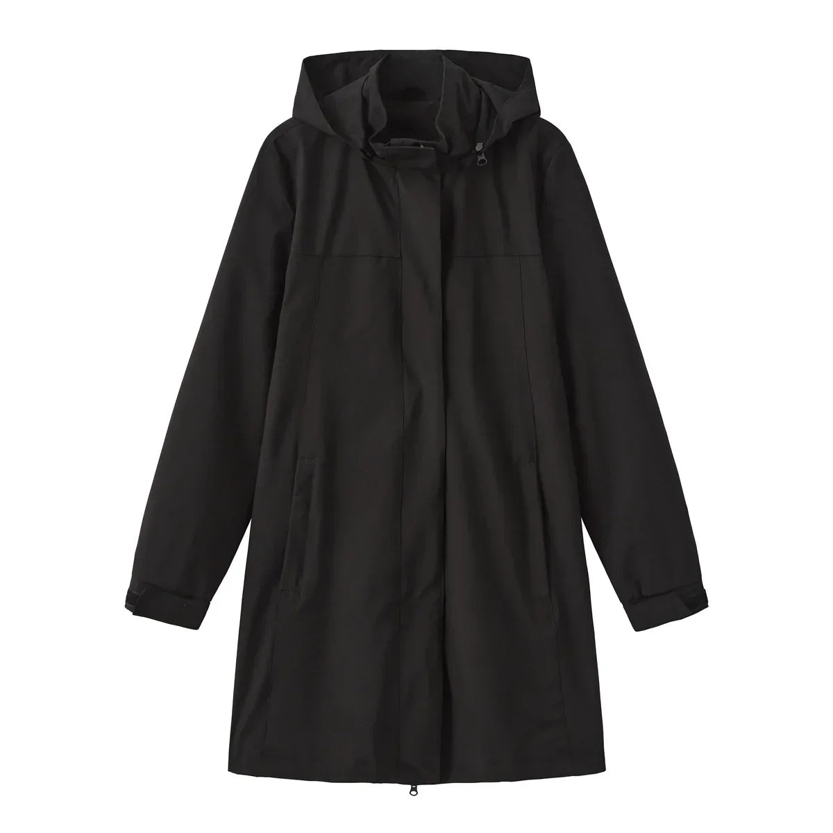 Rainproof Fitted Ladies Long Coat