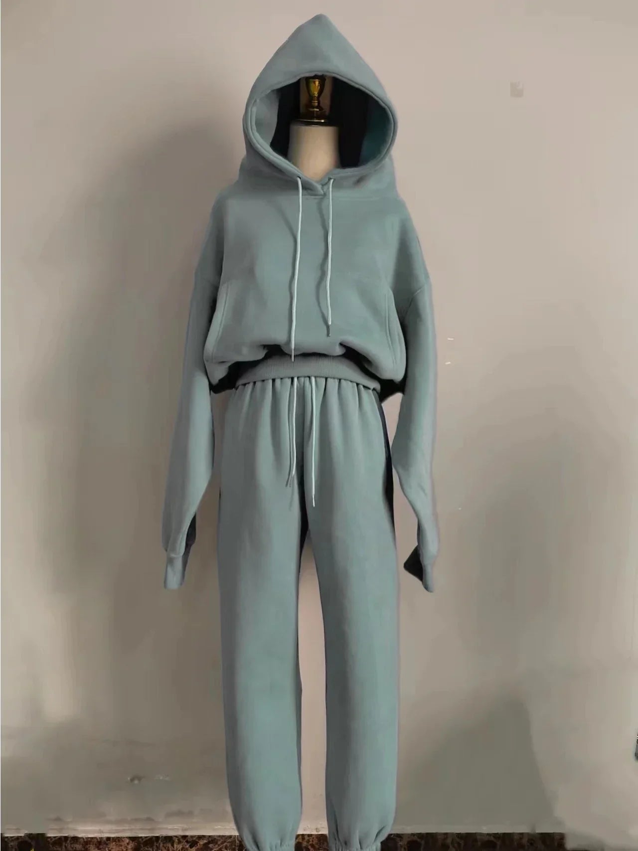 Cozy Fleece Sweat Suit for Ladies