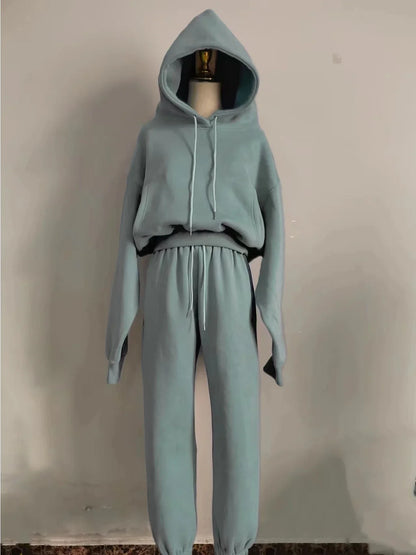 Cozy Fleece Sweat Suit for Ladies