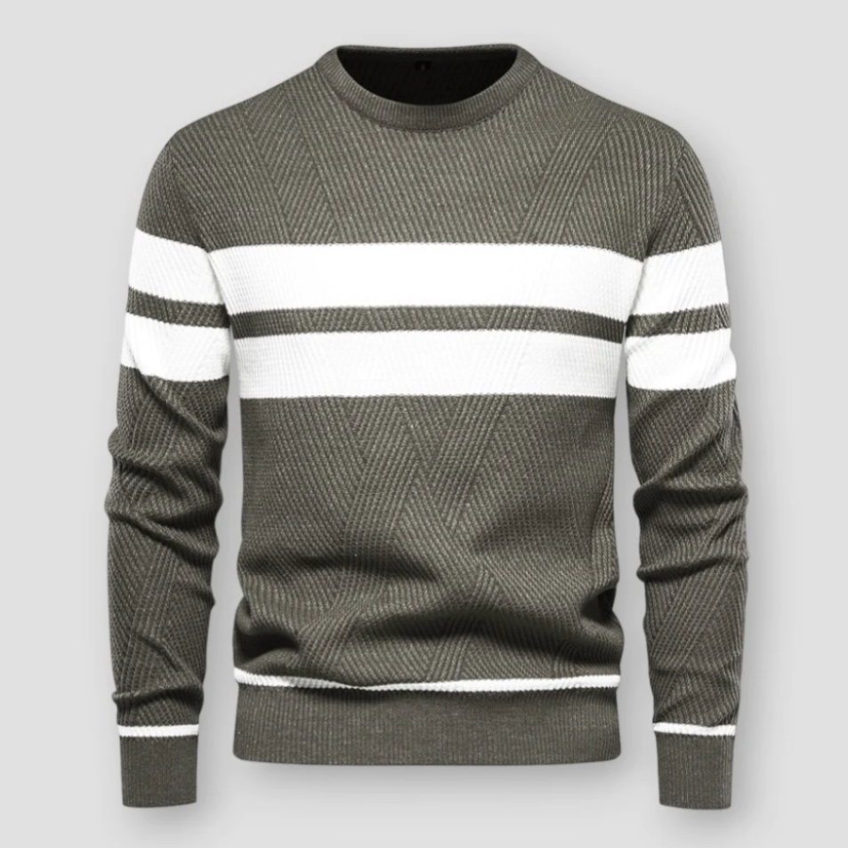 Men's Warm Traditional Crew Neck Jumper