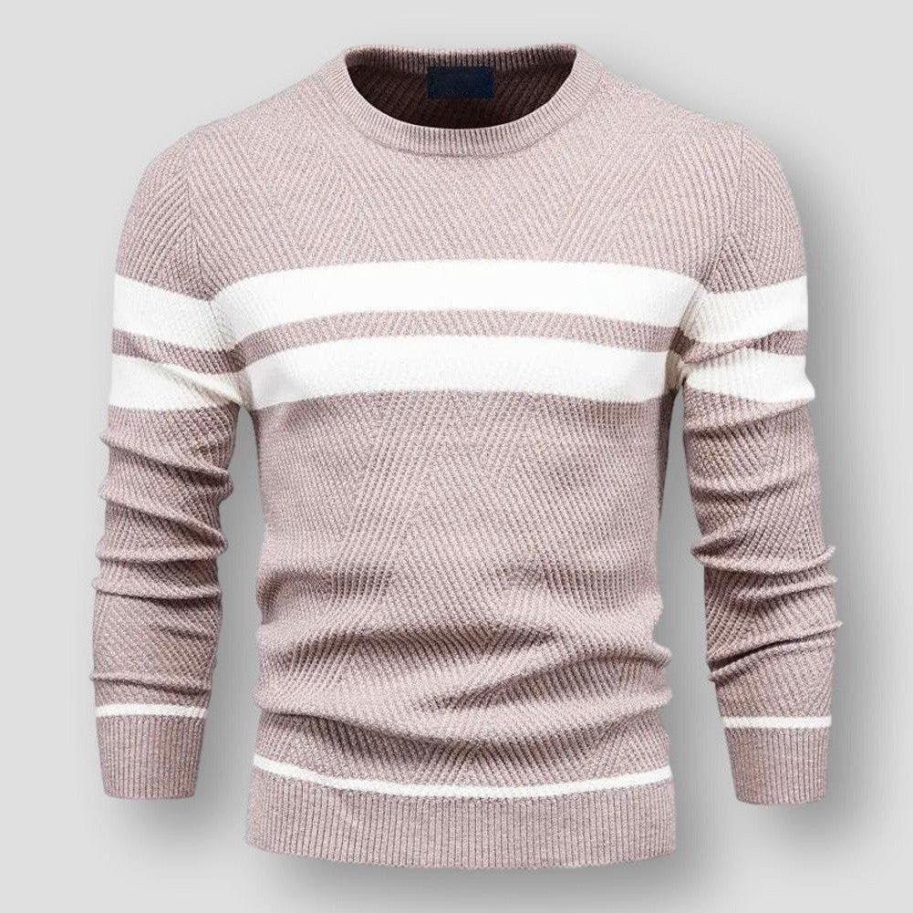 Warm and Cozy Striped Dundeve Sweater