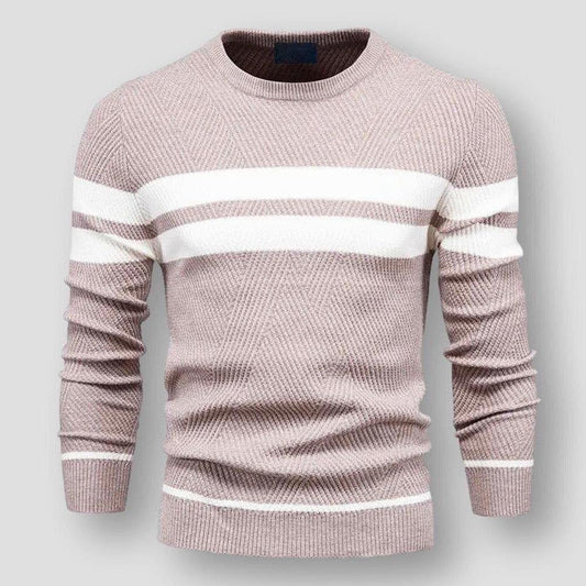 Men's Warm Traditional Crew Neck Jumper - OutfitLondon