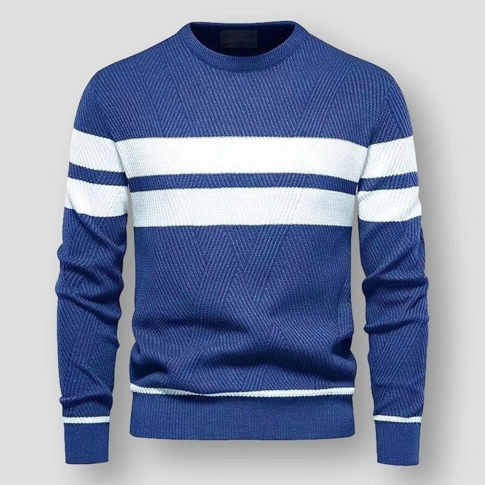 Men's Warm Traditional Crew Neck Jumper